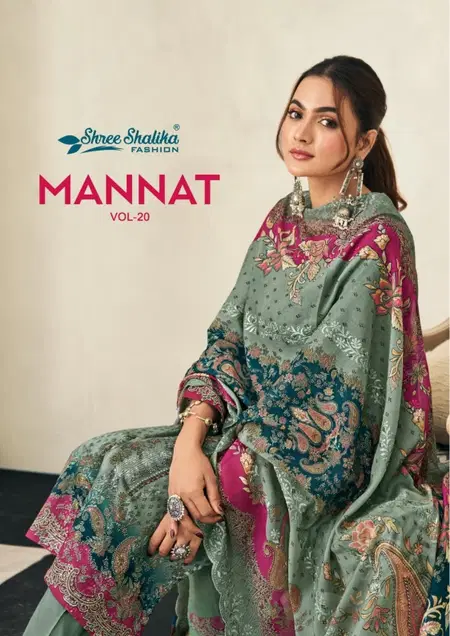 Mannat Vol 20 By Shree Shalika Cotton Lawn Dress Material Wholesale Online